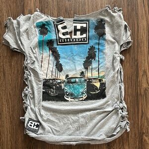 Gray Graphic Kids T-Shirt